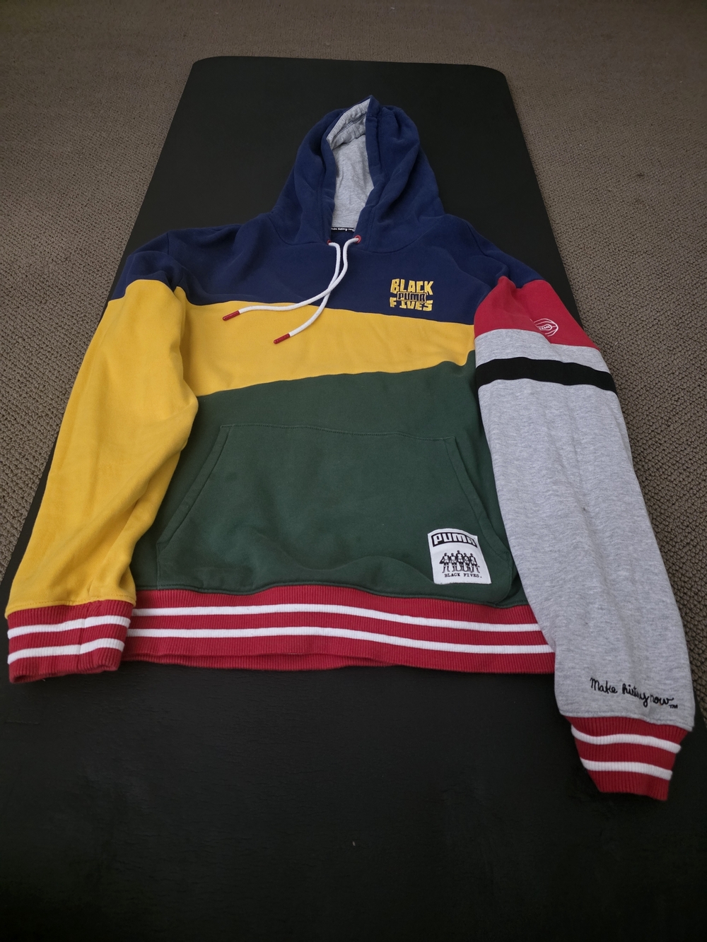 Puma x Black Fives Multicolor Stripe Hoodie